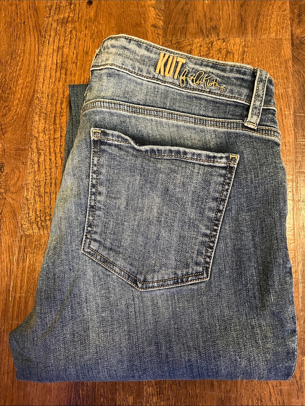 Kut from the Kloth Women's Ankle Denim Jeans - Light Blue Wash